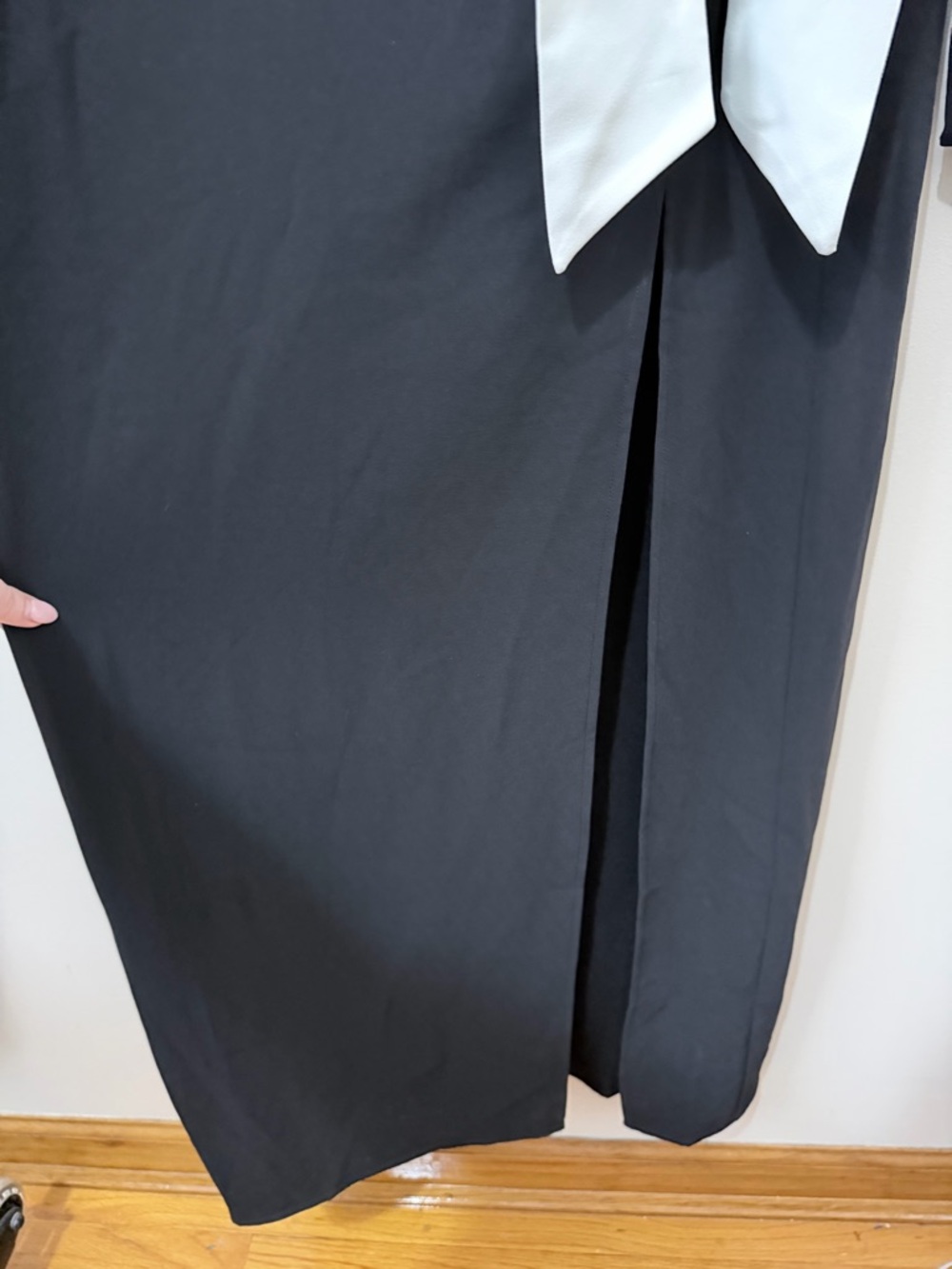 NAKD Flowy Tie Detail Maxi Dress Gown Black Tie Wedding Guest Formal NWT Small - Picture 6 of 10
